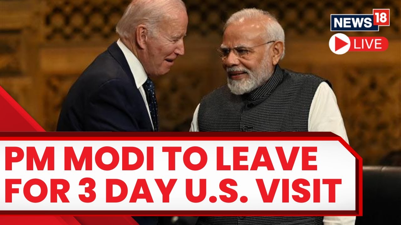 PM Modi In U.S. Live Updates: Prime Minister To Leave For 3-Day U.S. Visit Today | English News
