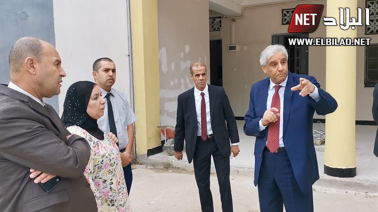 شاهدوا ماذا فعل والي سيدي بلعباس مع مقاول بعد اكتشاف تحايله في أشغال إعادة تأهيل مدارس ابتدائية؟