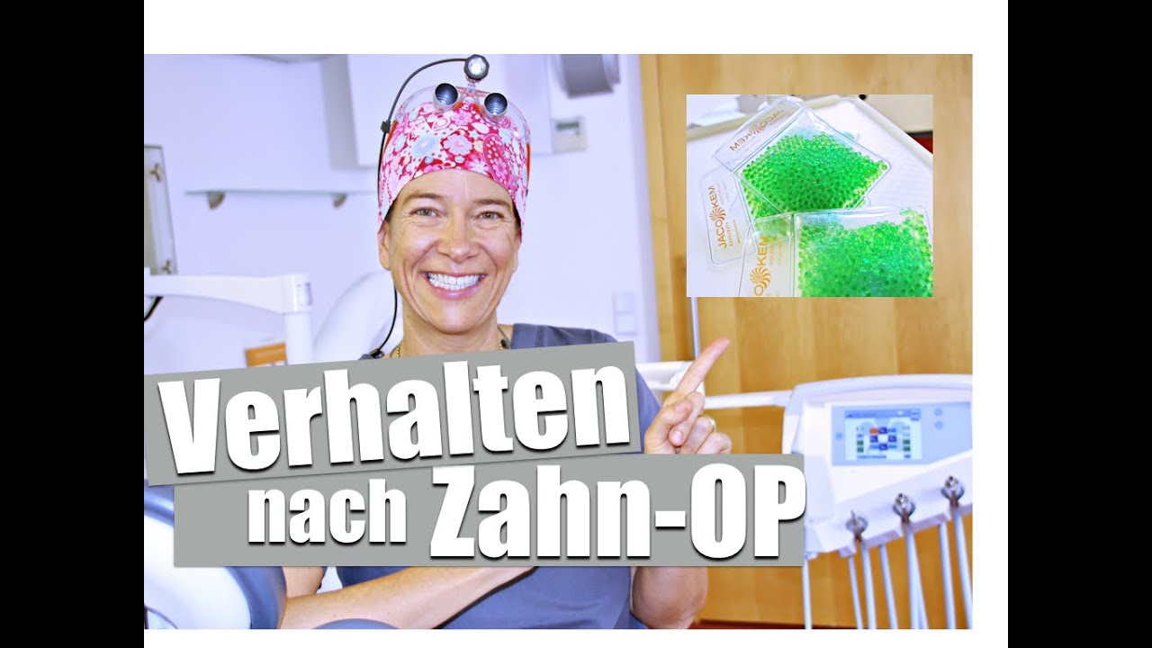 KEINE SCHWELLUNG nach Zahn-OP , Zahnimplantat EXPERTENTIPPS