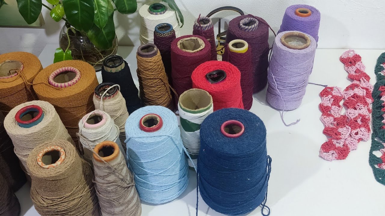 #crochet Tem sobrinha aí???tons de terrosos eliminando as sobras 