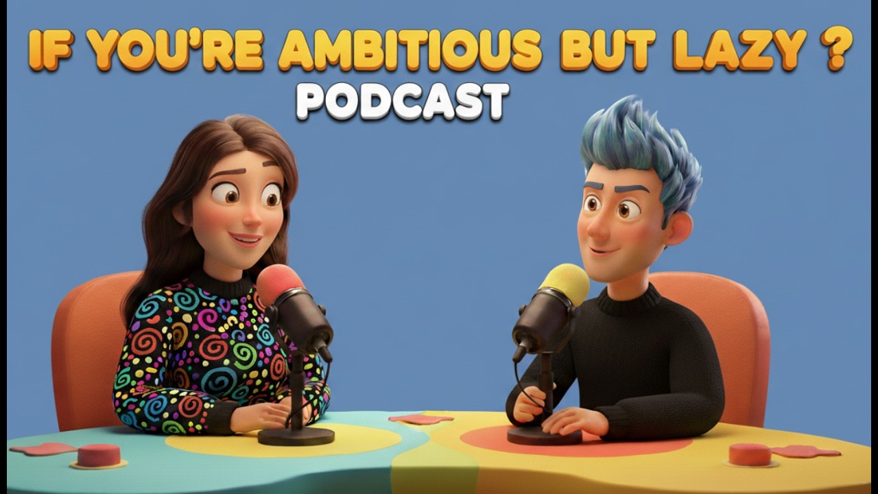 English Podcast For Easy English Conversation | If You're Ambitious But Lazy, Watch This Now!