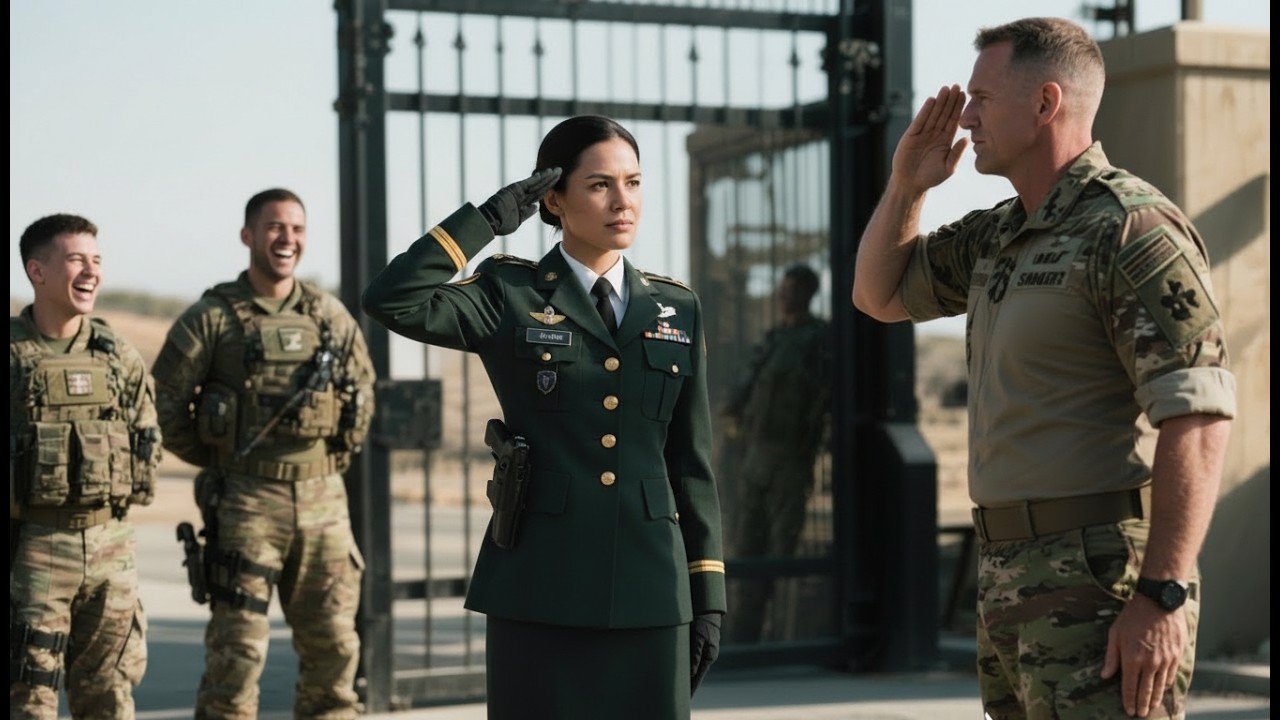 They Joked by Assigning Her Gate Duty—Until a SEAL Commander Walked Up and Saluted Her Respectfully