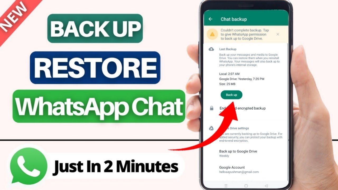 How to Backup and Restore Whatsapp Messages on Android (2023) | Technical Firstpost