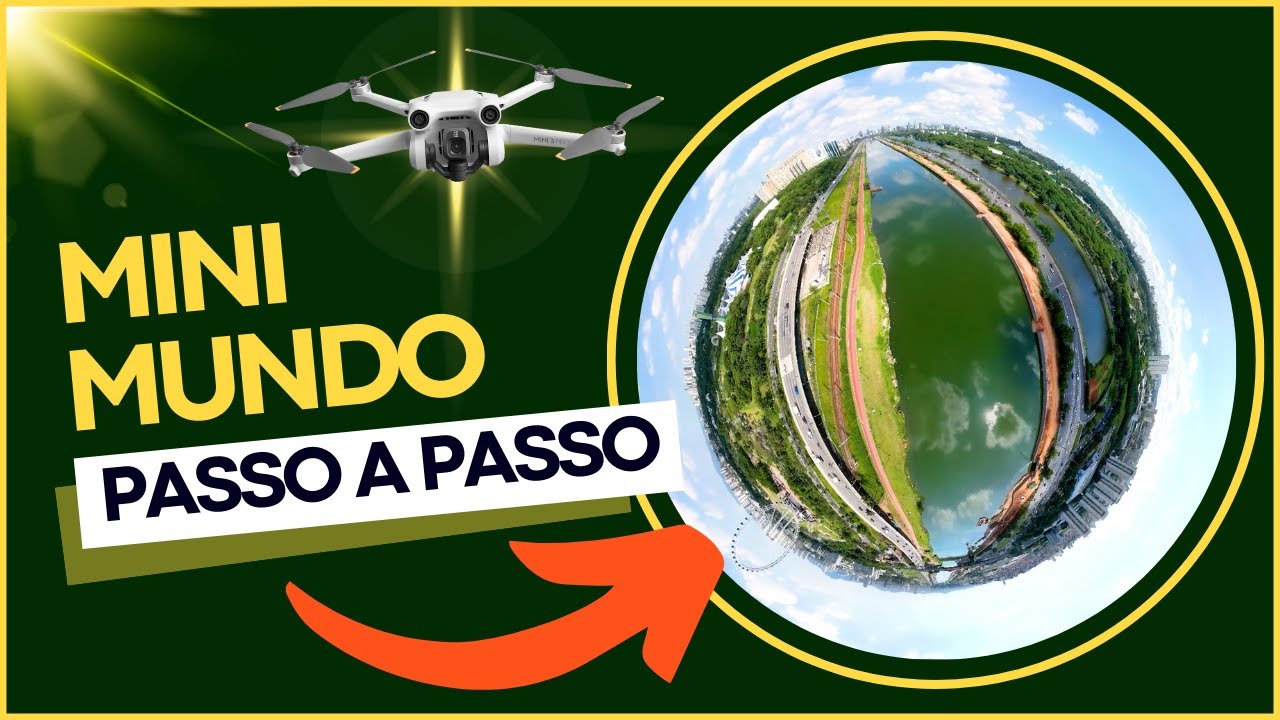 Como fazer o EFEITO mini MUNDO - Passo a Passo