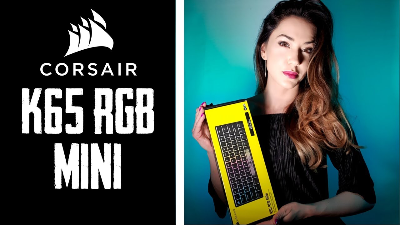 K65 RGB MINI -  UNBOXING  i pierwsze wrażenie - nowa mała klawiatura od CORSAIR -  URQUEEEN