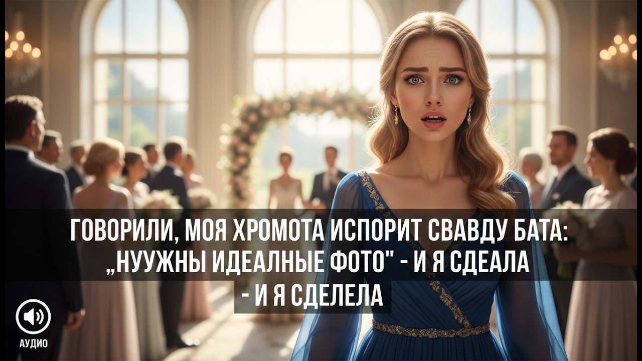 Они сказали, что моя хромота испортит свадьбу брата, «Нам нужны идеальные фото» — так я и сделала