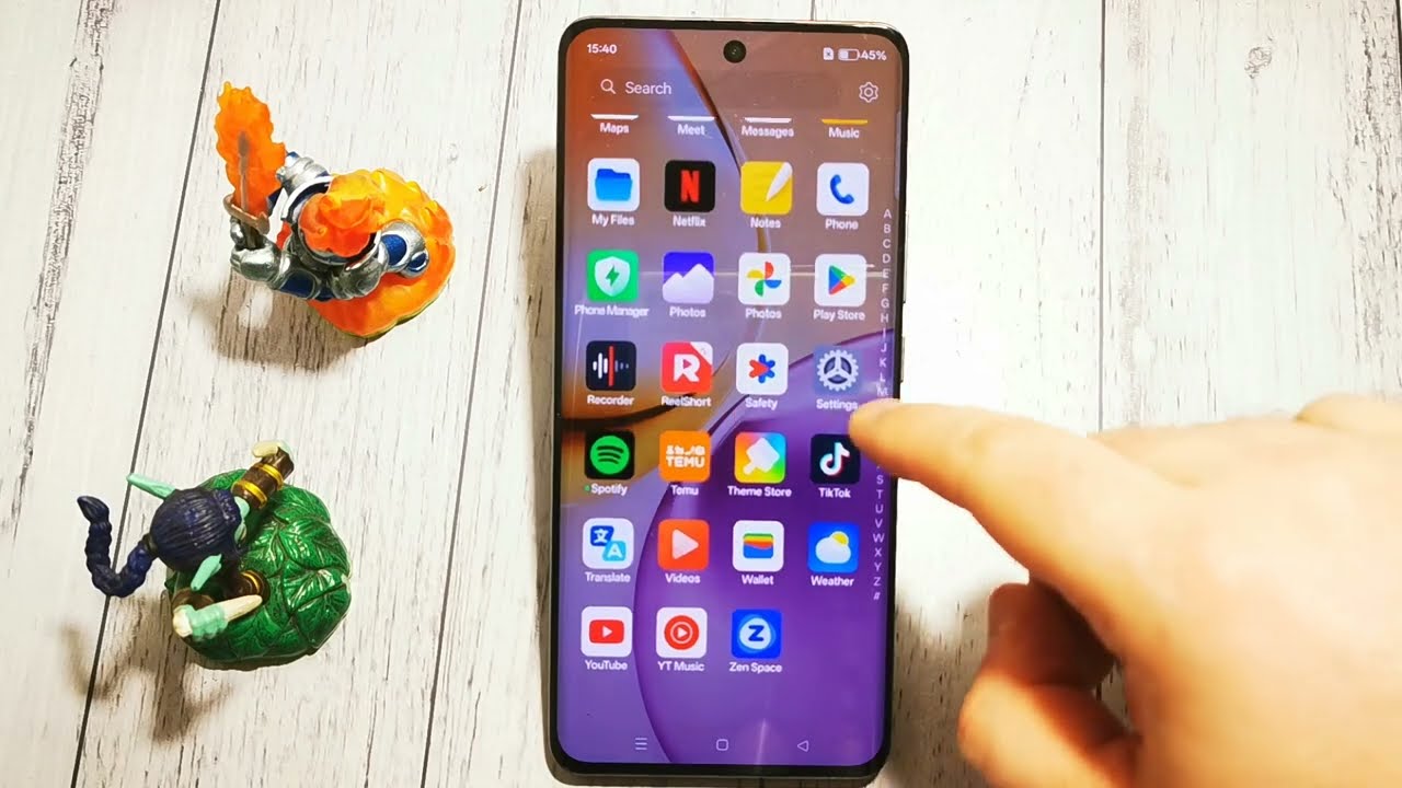 📩 Как включить доступ приложения к SMS с помощью менеджера разрешений на Realme 14 Pro
