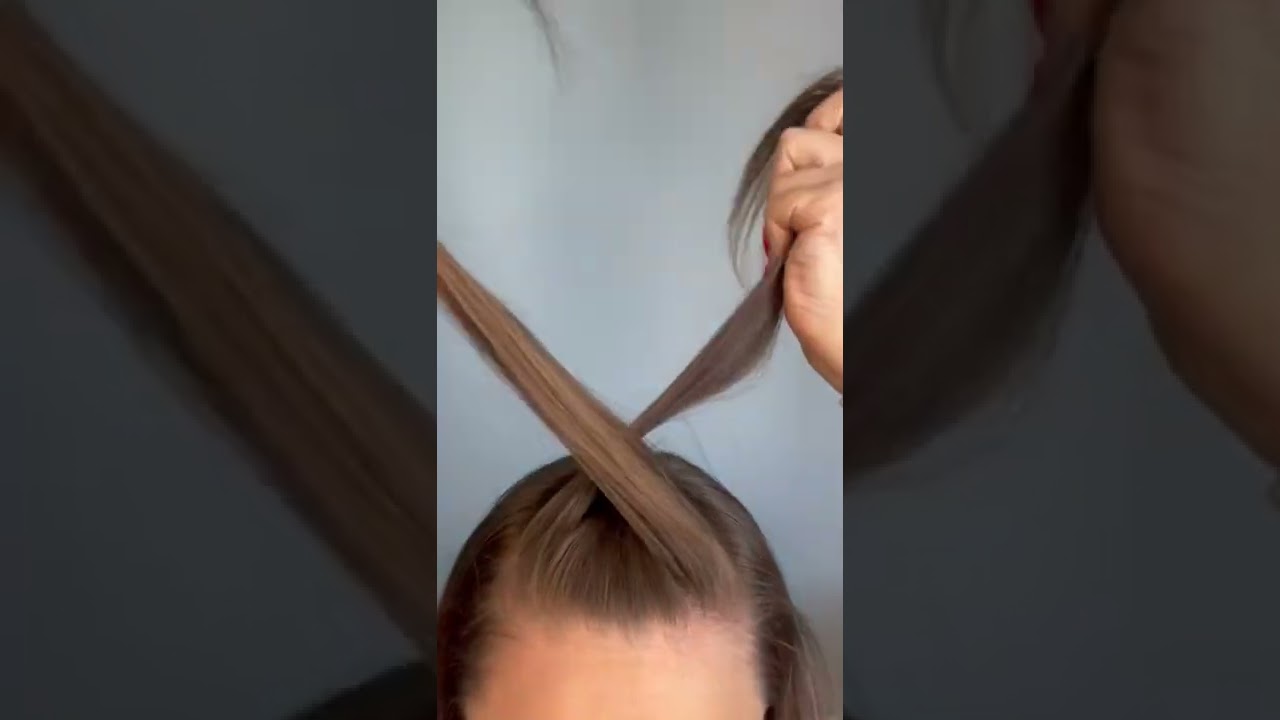 Easy to updo👌hairhacktiktoks hairideas  