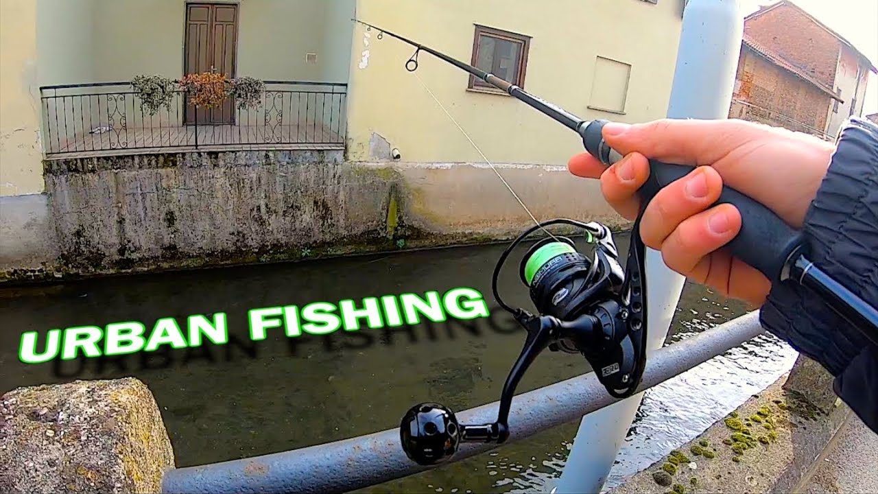 Più STREET FISHING di così SI MUORE! Pescare a Spinning in PIENO Centro Abitato