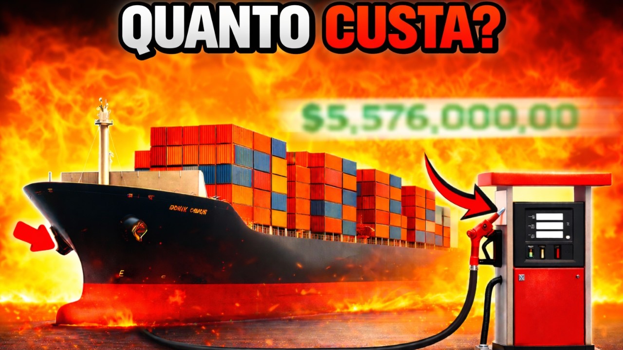 Por que os navios de carga não utilizam GASOLINA?