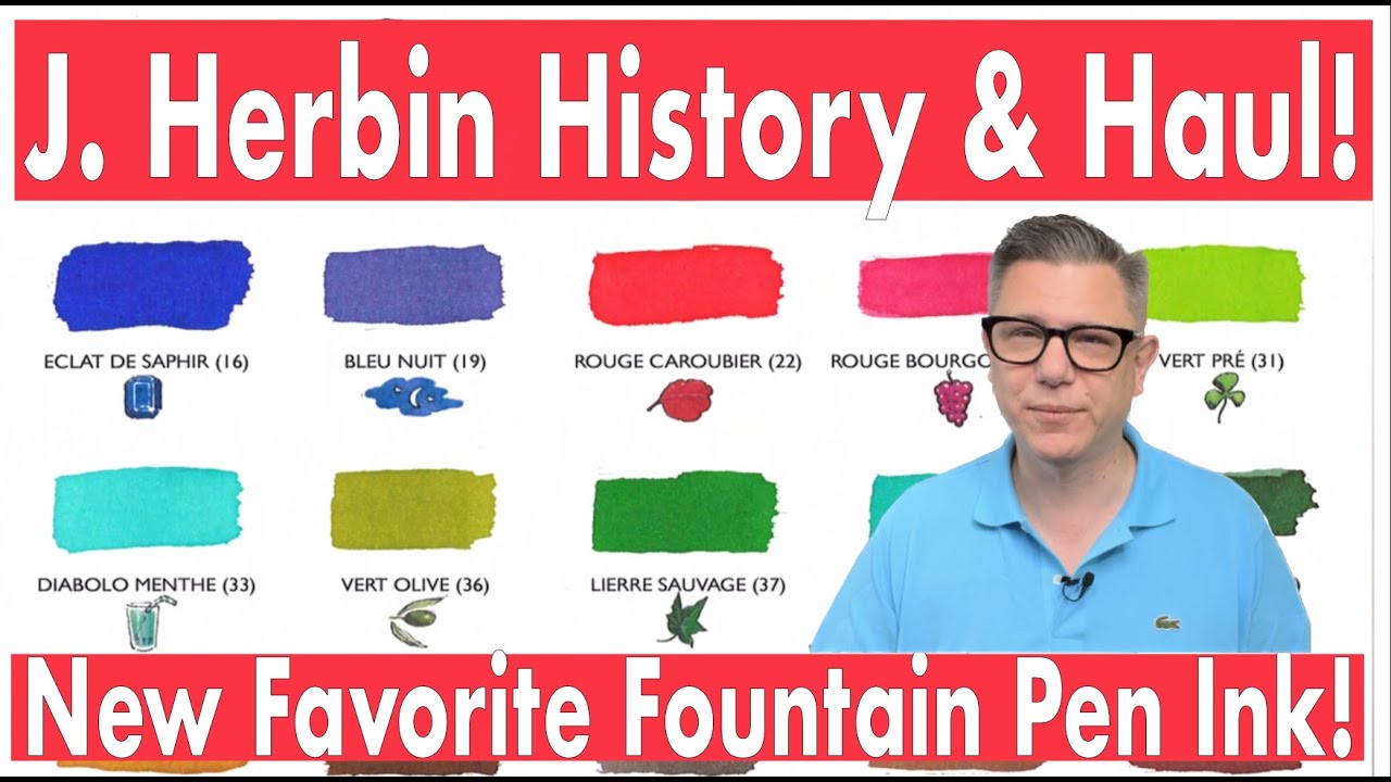 The Story of an Ink Legend! Jacques Herbin!