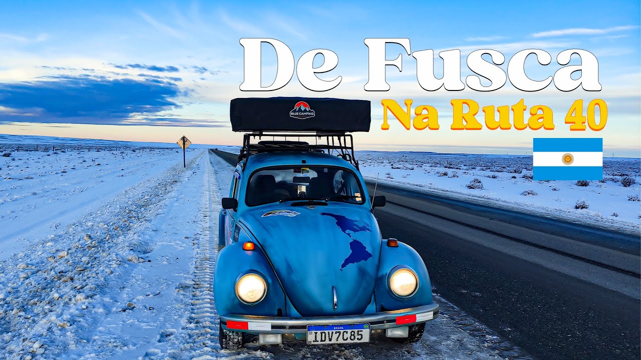 Cruzando a Ruta 40 de Fusca