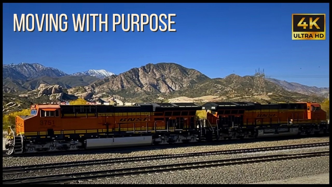 5‑Unit BNSF GEVO Lash‑Up Charges Up Cajon Pass — Heavy Stack Train