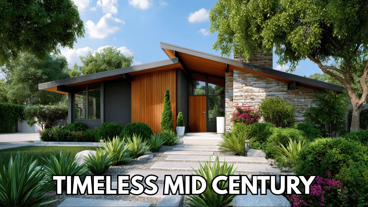 Modern Mid-Century Living ✨ Classic Design for Contemporary Homes
