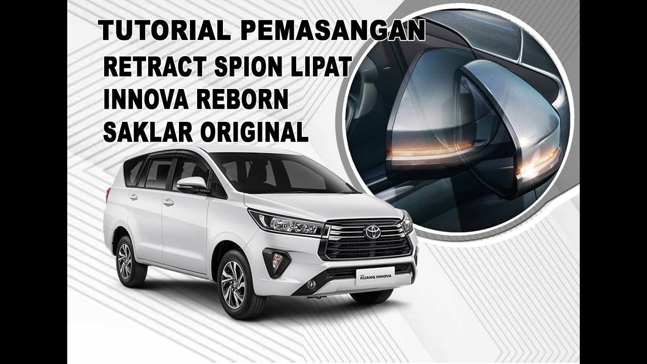 Tutorial pemasangan retract innova reborn saklar original