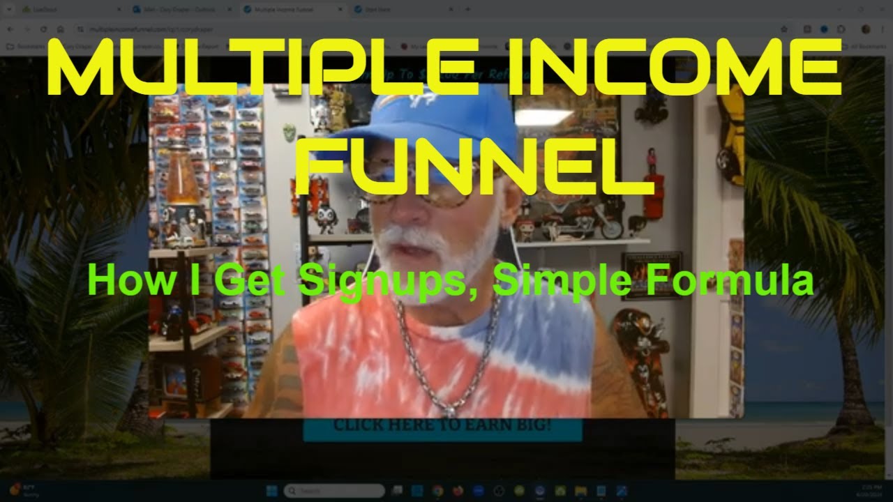 MULTIPLE INCOME FUNNEL: How I Get Signups, Simple Easy Formula