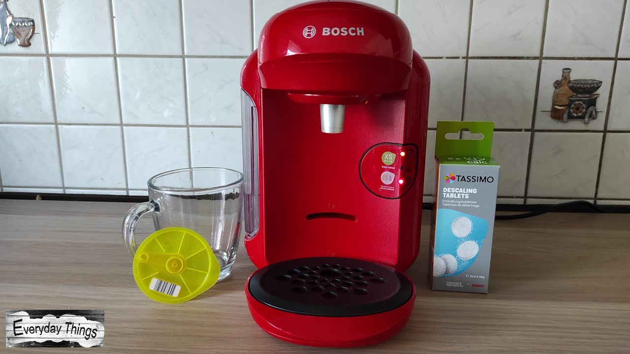 How to descale Bosch Tassimo coffee machine