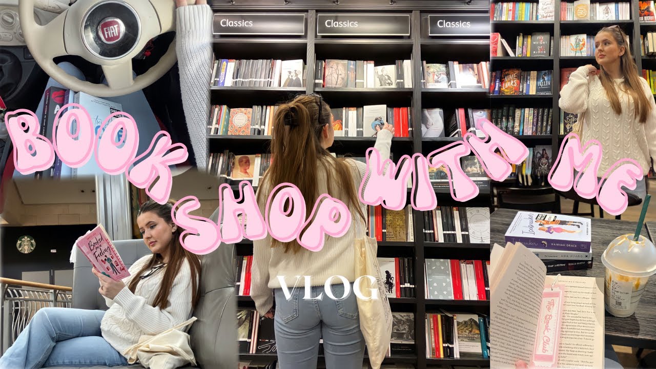 BOOKSTORE VLOG 📚 come book shopping with me | Ella Rose Reads