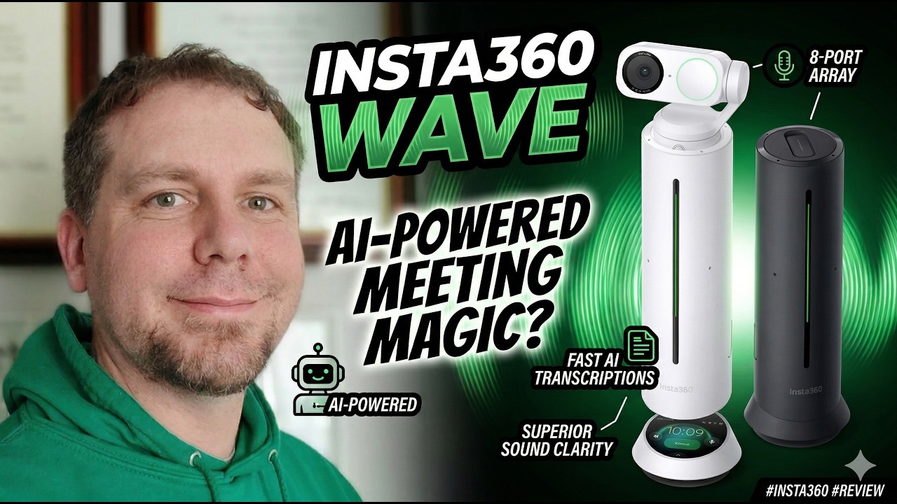 Insta360 Link 2 and Insta 360 Wave Product Review Video