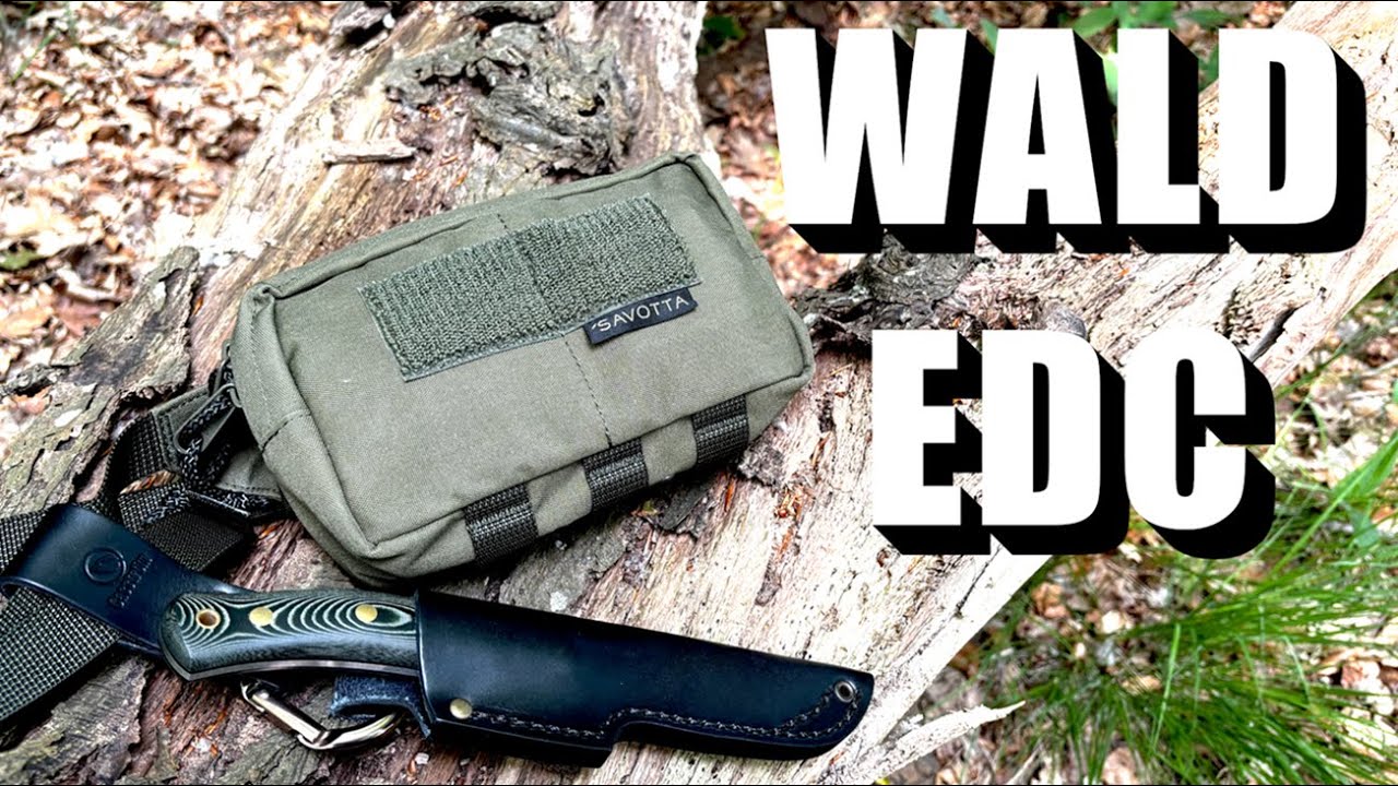 Wald EDC in Savotta Kukkaro Bauchtasche - Possibility Pouch Survival Tasche