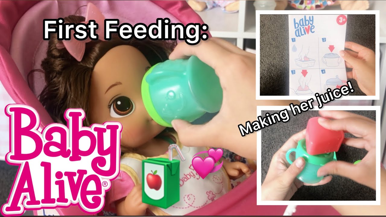 Baby Alive Fruity Sips’ First Feeding | Immysnursery #babyalivedoll