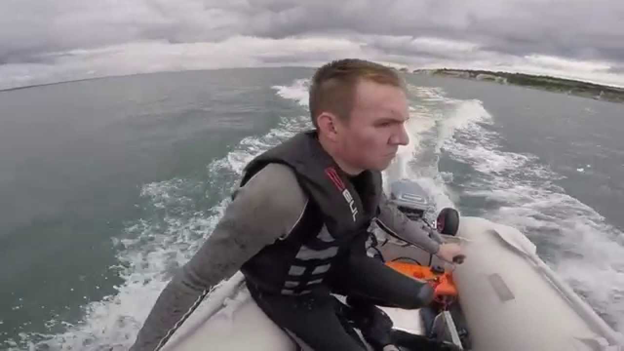 MIDDLE BEACH, STUDLAND, DORSET IN THE JAGO 3.2 INFLATABLE