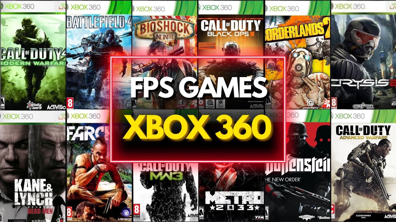 ТОП-30 ЛУЧШИХ ИГР В СТИЛЕ FPS НА XBOX 360