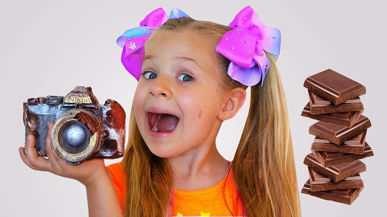 Diana and Roma staged a chocolate challenge