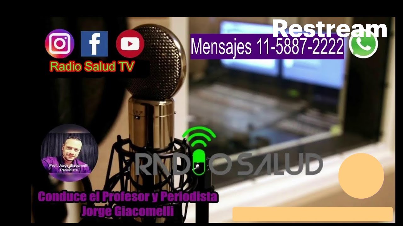 Radio Salud Conducido Por El Periodista y Profesor Jorge Giacomelli