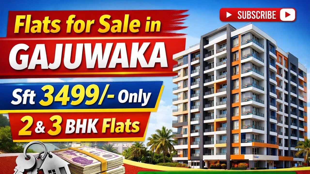 Sft 3500/- Only / Gajuwaka / New 2BHK Flats For Sale Near Jug junction #sreerealtors #flatforsale 