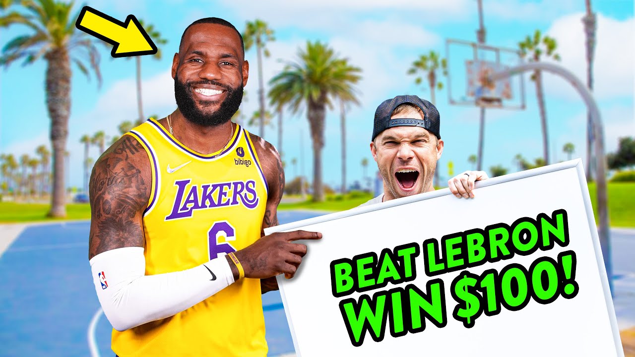 Beat LeBron James In A Race, WIN $100!