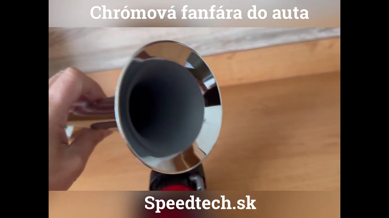 Klaksón 12V - podtlaková fanfára so stálym tónom SN-119