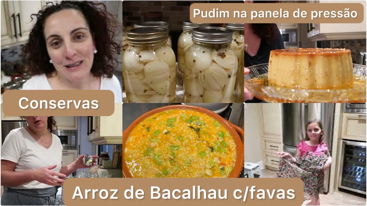 A nossa realidade/Conservas/Pudim na panela de pressão/Arroz de bacalhau #family #arrozdebacalhau