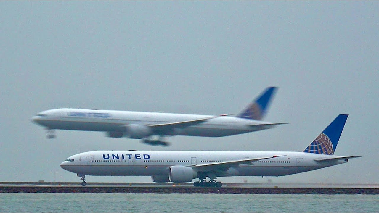  Heavy Rain Storm Wind Shear Go Around SFO