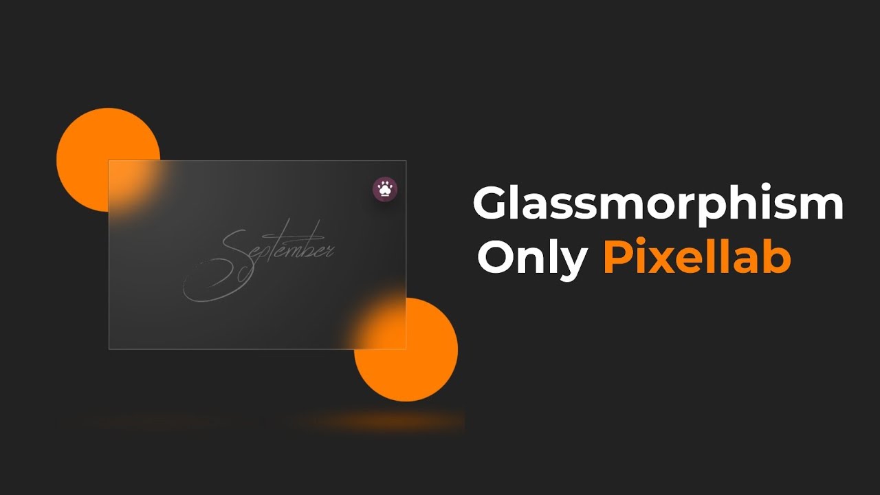 How I crafted Glassmorphism on Android || September || Pixellab Only || MajestiQ Studio