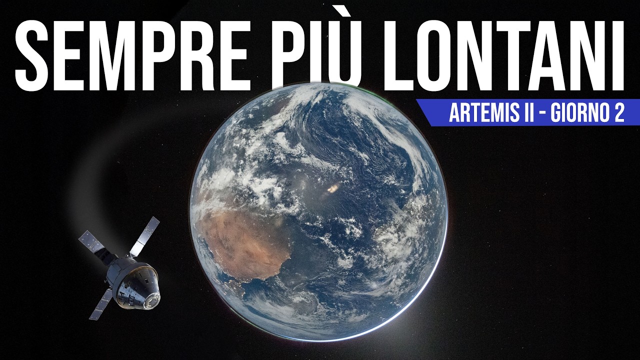 ASTRONAUTI IN ROTTA LUNARE e FOTO DELLA TERRA! Recap GIORNO 2 - Artemis II