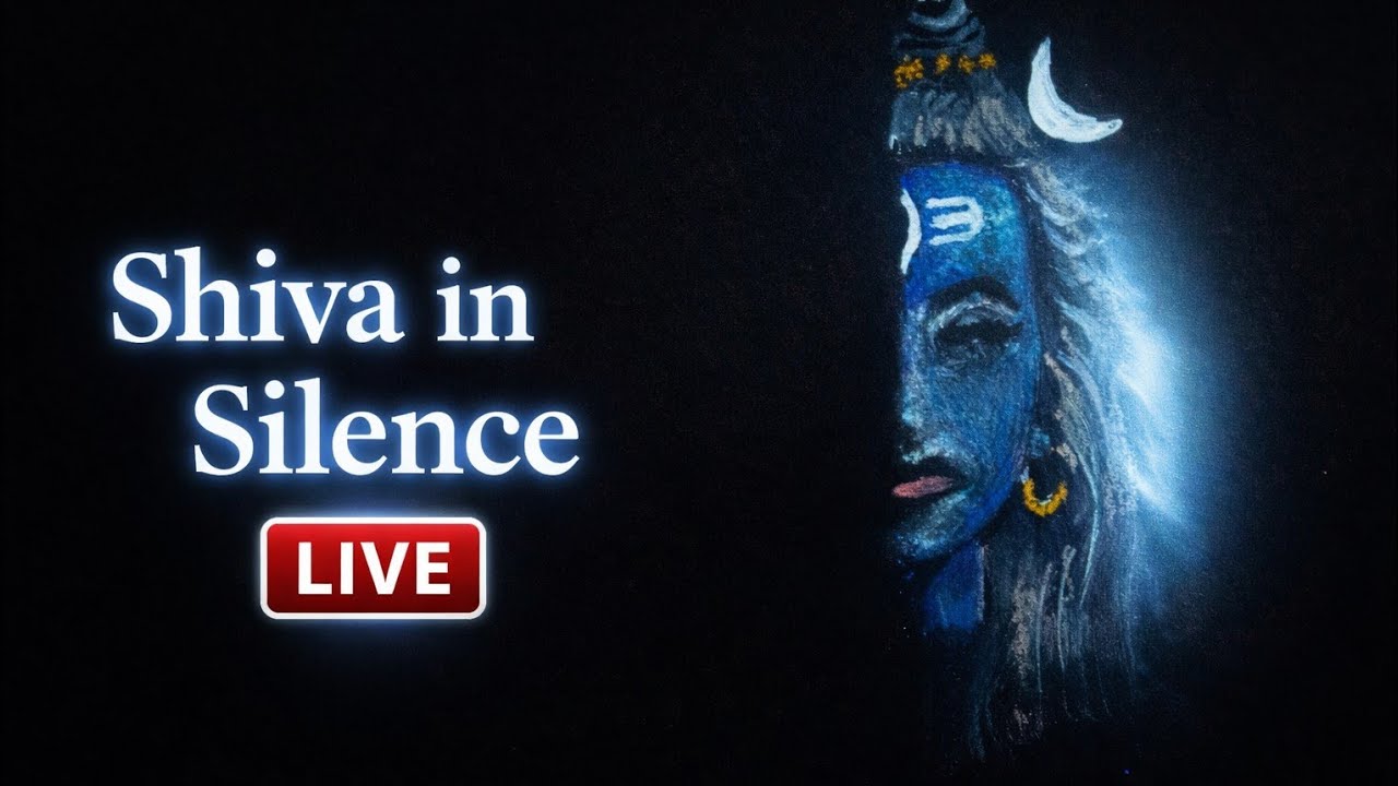 shiva half face live painting