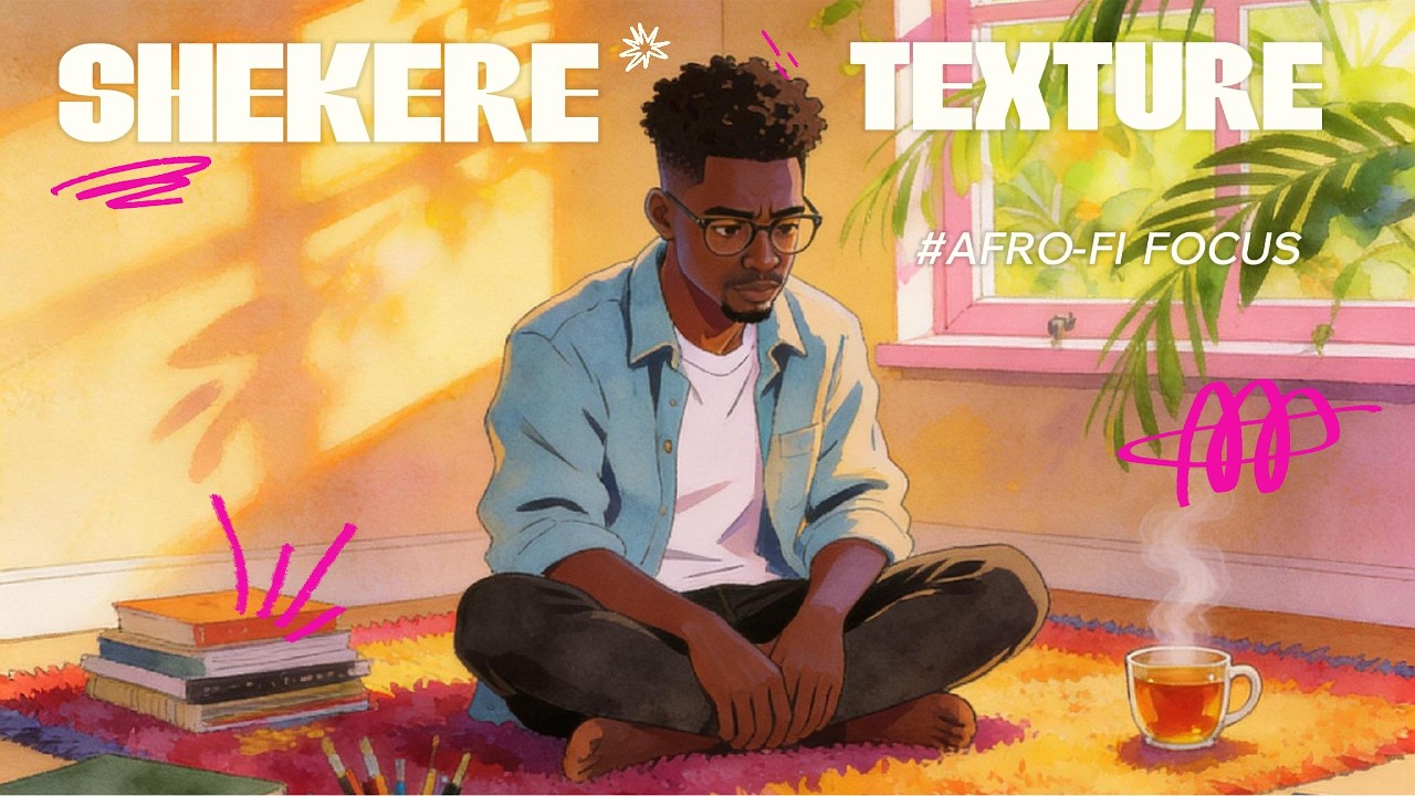 Afro-Fi Focus | Shekere Texture | Afro Lofi / Chillhop (Study • Deep Work)