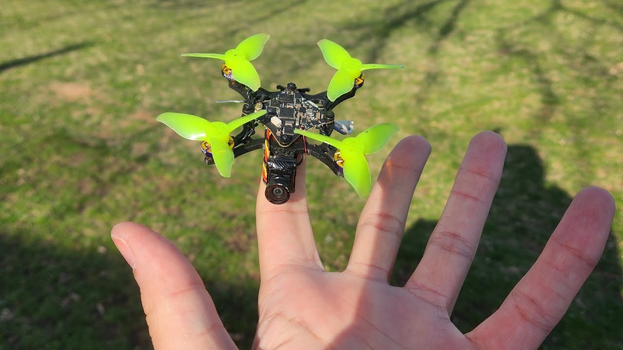 Tiny 3D Printed Drone Is A Tank!