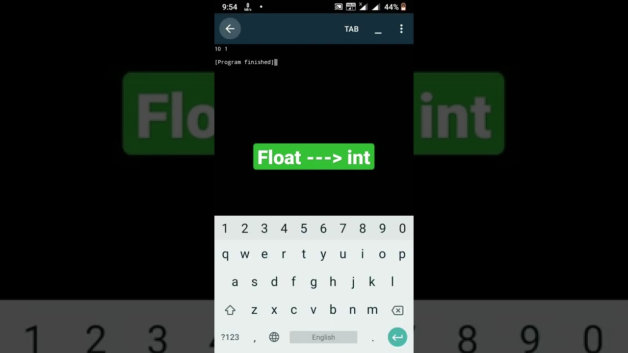 To👨&zwj;💻 convert float to➡️ integers  #float #integer #typeconversion #python3