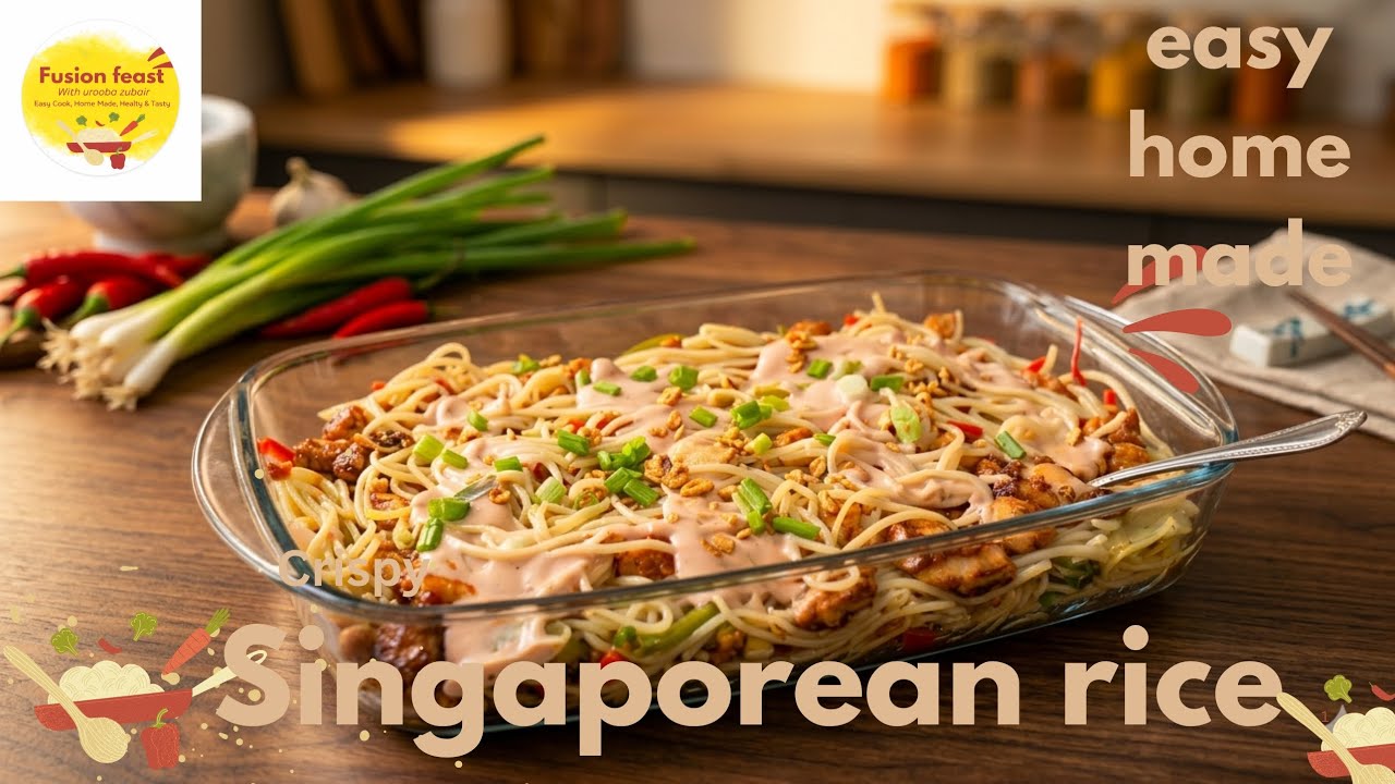 Singaporean Rice Recipe | Better Than Restaurant Style! | Fusion Feast