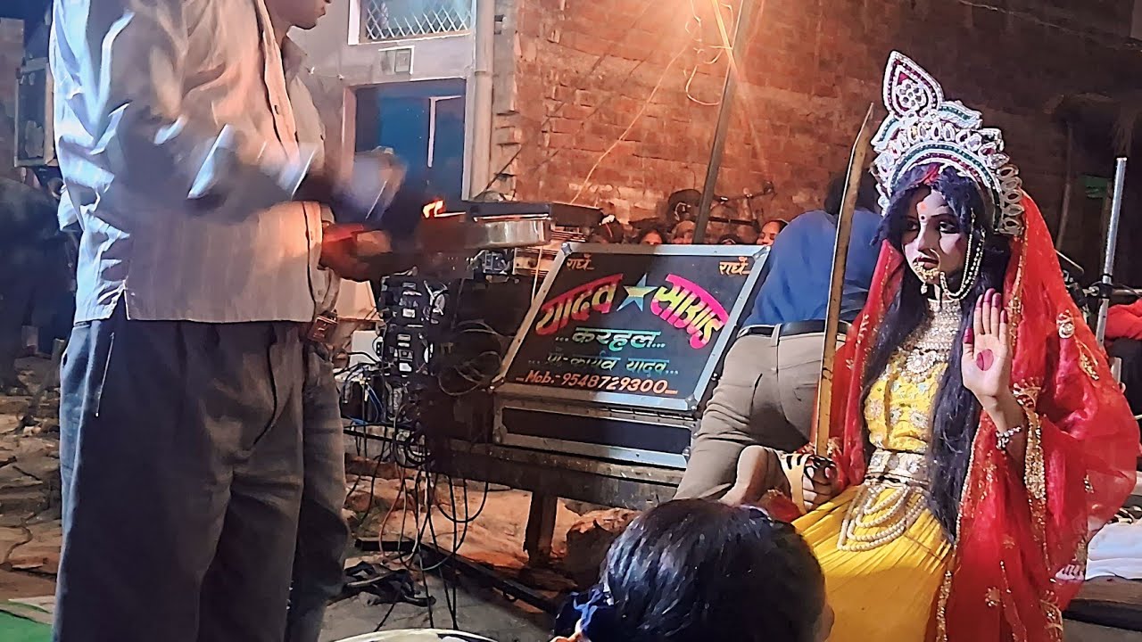 मां काली मंदिर पर जाहरवीर जागरण यीशु का जन्मदिन
