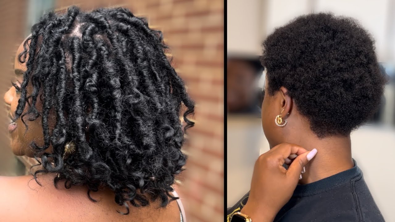 Messy Boho Loc Bob on TWA