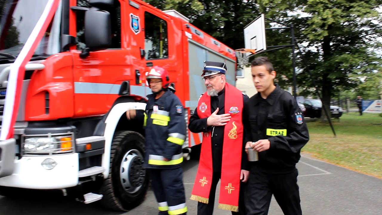130 lat OSP Potępa Przekazanie i poświęcenie SCANIA P360 WISS