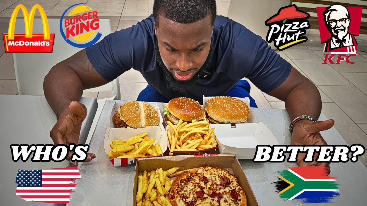 Trying Every American Fast Food Restaurant In South Africa | Who’s Better!