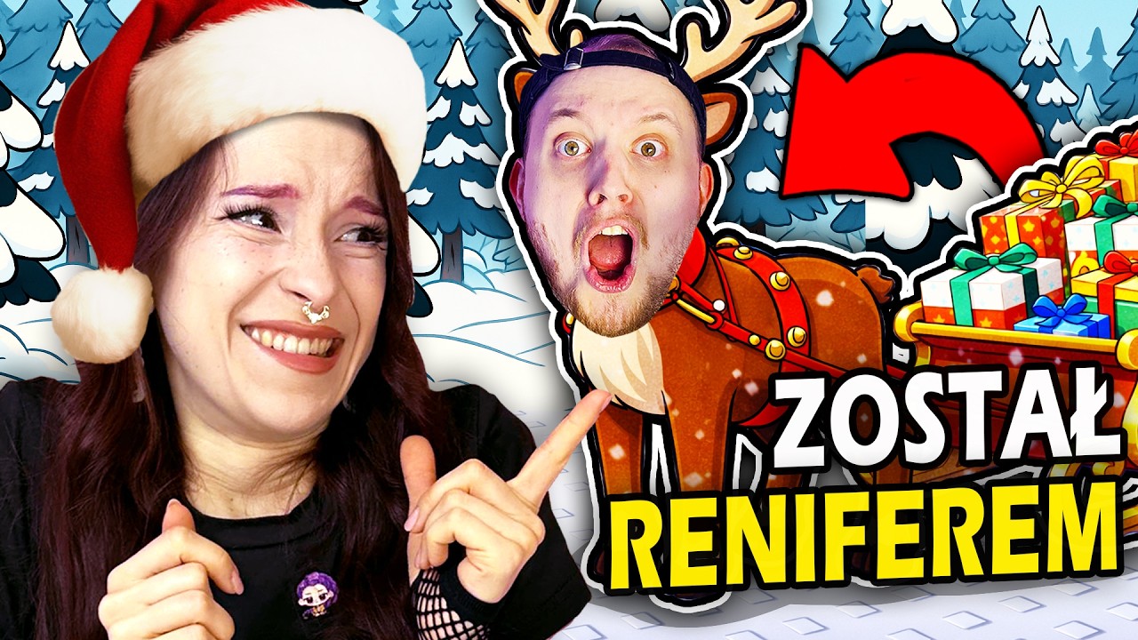 ZROBIŁAM Z NIEGO RENIFERA w ROBLOX 🎄