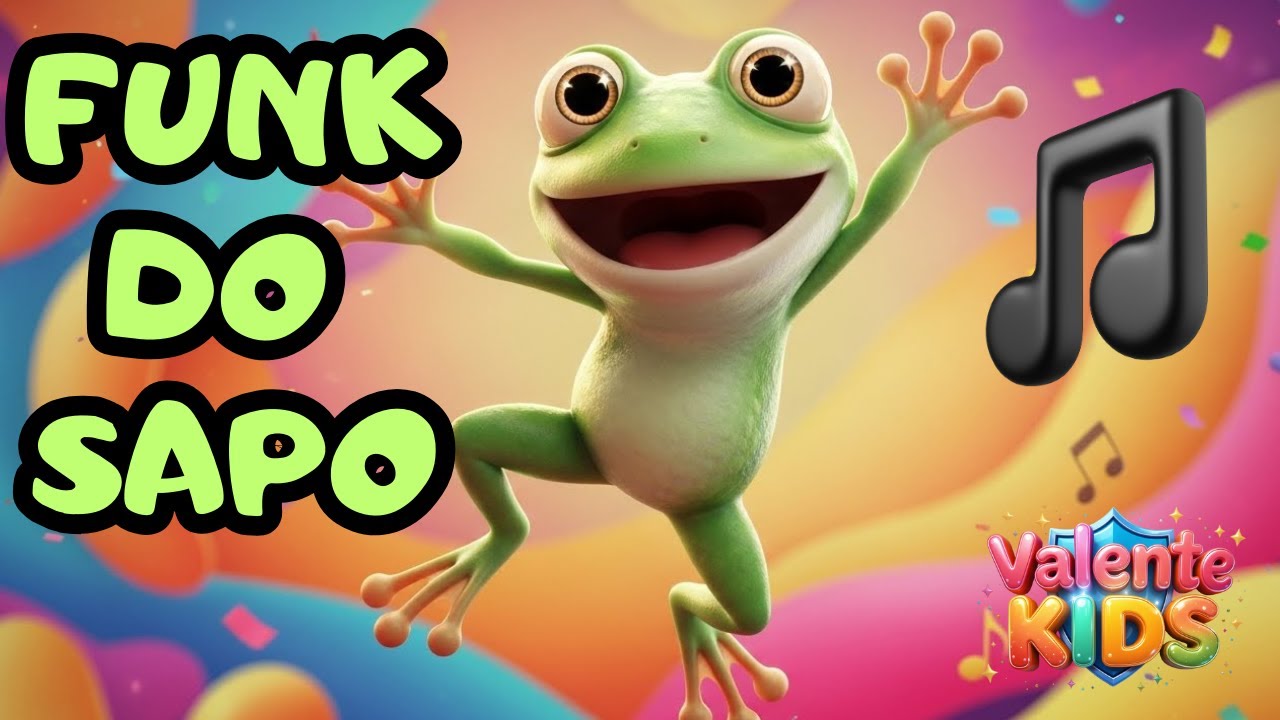 FUNK do Sapo Verde 🐸🎶 | Música Infantil para Dançar, Pular e Gastar Energia