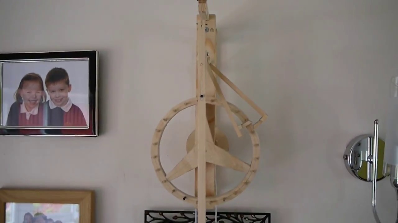 Wooden Clock Escapement 4 (Pinwheel)