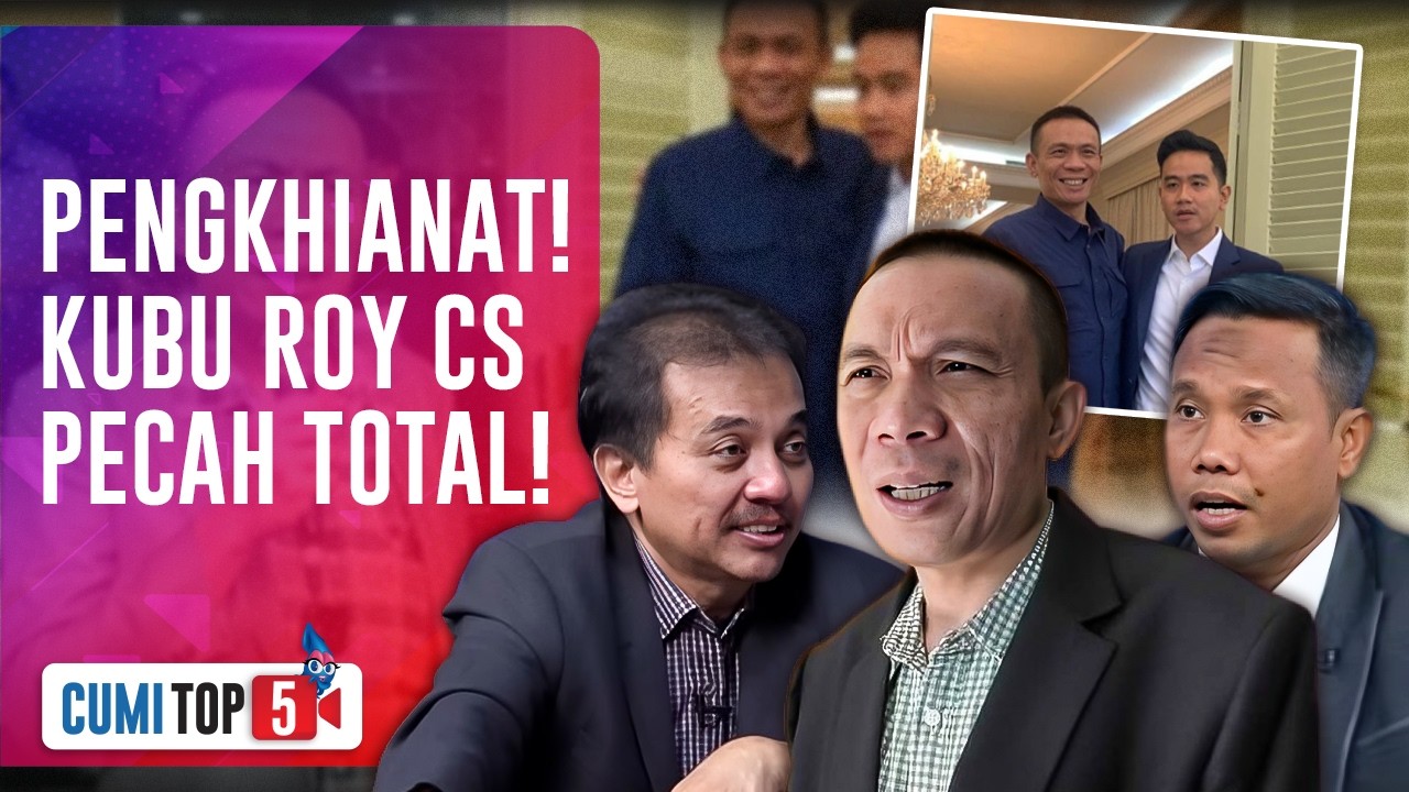 5 Reaksi Keras Kubu Roy Suryo CS Usai Rismon Sianipar Sowan dan Minta Maaf ke Jokowi | CUMI TOP V