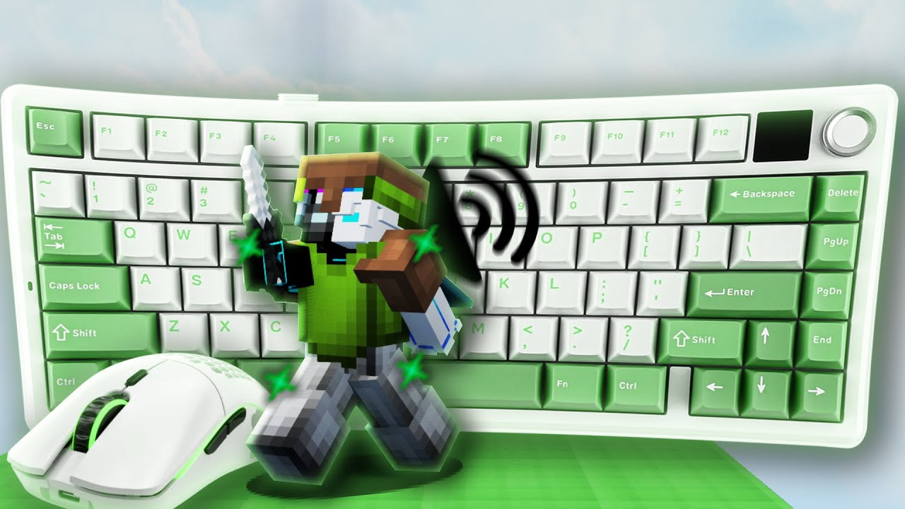 BedWars ASMR – Epic PVP & 0 CPS Bridging | Keyboard and Mouse Sounds